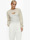 Only Winter Women's Cotton Blouse Long Sleeve Beige/Pumice Stone