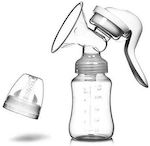 Manual Single Breast Pump BPA Free Transparent