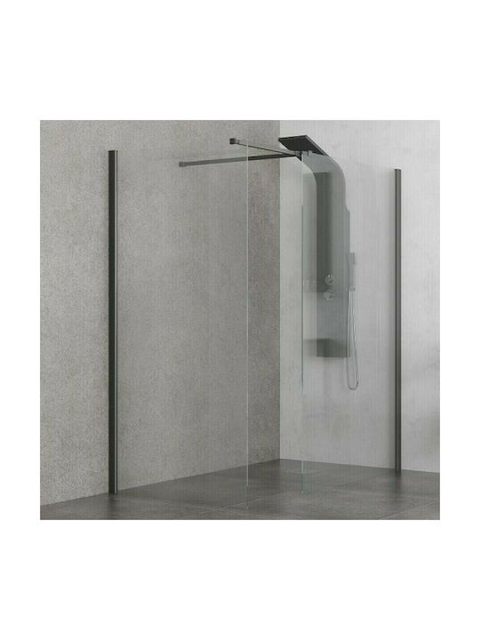 Karag Walkin 2 Καμπίνα Ντουζιέρας 70x140x200cm Clear Glass Nero