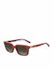 Moschino Sonnenbrillen mit Rot Rahmen und Gray Verlaufsfarbe Linse MOL042/S C9A/HA