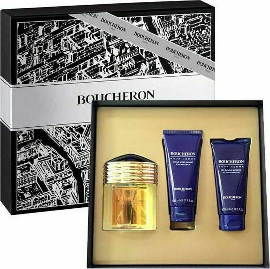 Boucheron Pour Homme Eau de Parfum 100ml, After Shave 100ml & Shower