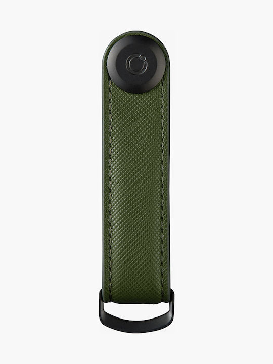 Orbitkey Keychain Key Organiser Saffiano Leather Olive