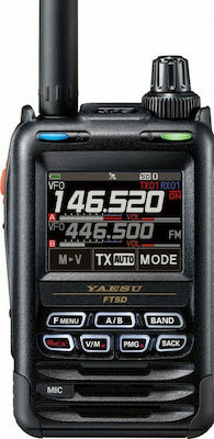 Yaesu FT-5DE Ασύρματος Πομποδέκτης UHF/VHF 5W με Έγχρωμη Οθόνη