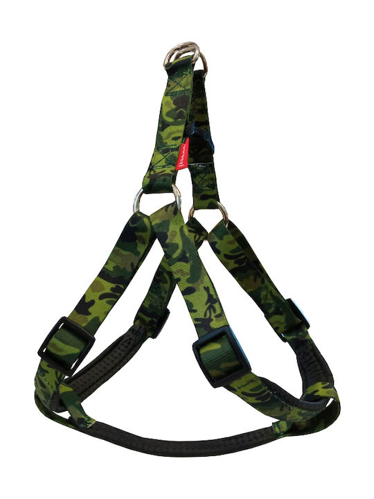 Pet Interest Dog Harness Motivo Camo Green X-Sm...