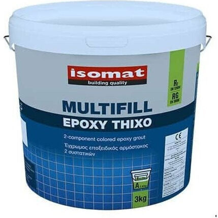 Isomat Multifill-Epoxy Thixo Пълнител за фуги на плочки Епоксидна смола / 2 компонента 3кг