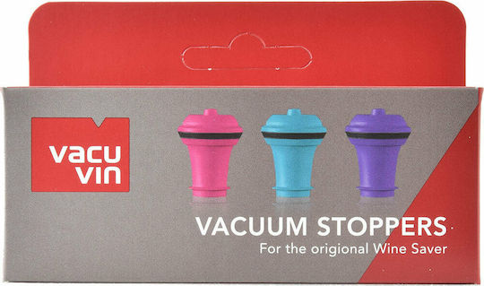 Vacu Vin Πώμα Вакуум Vacuum Stoppers 3бр