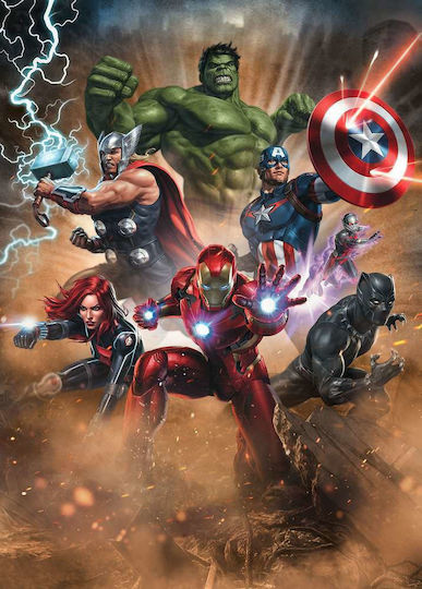 Komar Kinder Tapete Avengers Superpower 45330 B200xH280cm