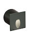 Viokef Serifos Wandmontierte Außenbeleuchtung Punkt LED IP54 3W mit Warmweißem Licht 8.4x8.4cm
