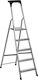 Krausmann Ladder Aluminum with 5+1 Steps 189cm