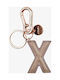 Legami Milano Keychain My X Metallic Monogram Pink