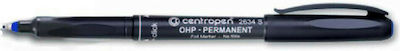 Centropen Permanent Marker 0.6mm Blue