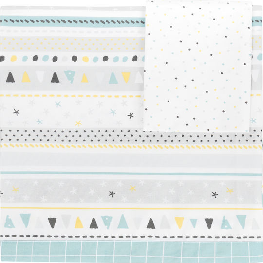 Petit Praia Baby Sheets Party 70x140cm