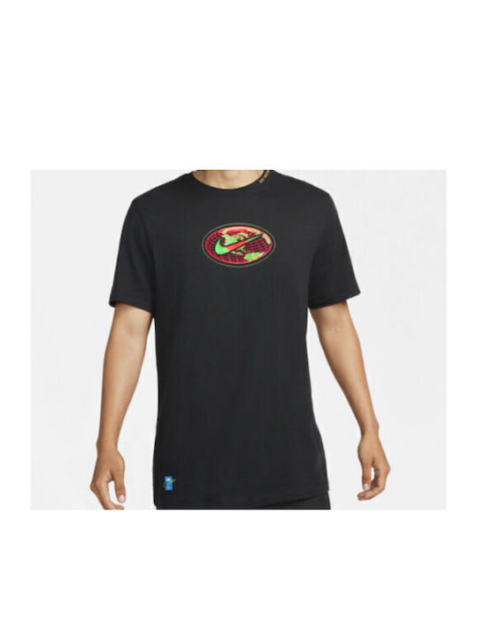 Nike Worldwide Globe Men's T-Shirt Stamped Black
