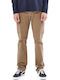 Trousers Cargo Elastic in Regular Fit tobacco