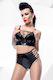 Demoniq Jessica Underwear Set Black