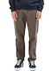 Trousers Elastic in Loose Fit Olive
