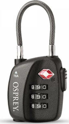 Osprey Padlock Brass Combination with TSA Certification 3mm 1pcs