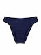 Ψηλόμεσο Γυναικείο Slip Navy Μπλε