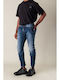 Namos Q2475 Men's Jeans Pants Elastic with Skinny Fit Blue