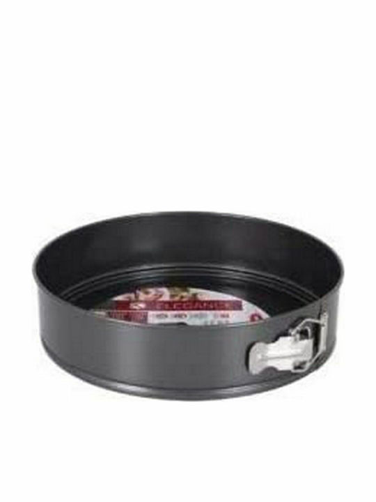 Quttin Formă de Patiserie pentru Chec Rotund din Aluminiu cu Bază Detașabilă 28x28x6.8buc 1buc