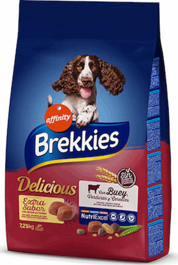 Affinity Brekkies Tender & Delicious 7.25kg Ξηρά Τροφή για Ενήλικους Σκύλους με Κρέας και Ρύζι