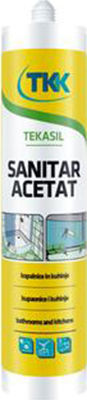 TKK Sanitar Acetat Sealant Silicone Mold Resistant White 280ml