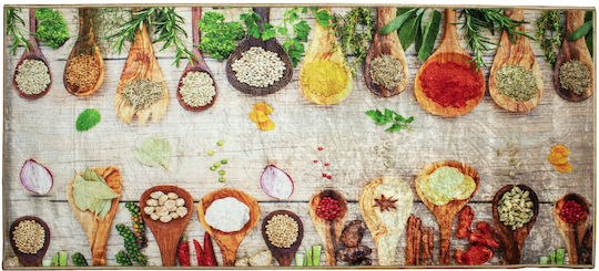 Dimcol Spices 251 Χαλάκι Κουζίνας Διάδρομος με Αντιολισθητικό Υπόστρωμα Πολύχρωμο 67x150εκ.