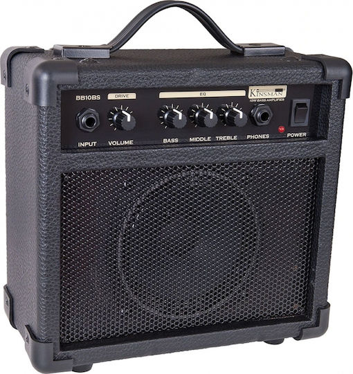 Kinsman BB-10BS Combo Amplifier for Electric Bass 10W Black