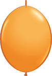 Set of 50 Balloons Latex Orange Quick Link 30cm