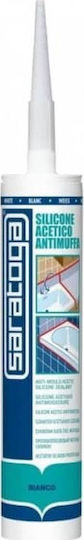 Saratoga Antimuffa Ακρυλική Σιλικόνη Αντιμουχλική Λευκή 280ml