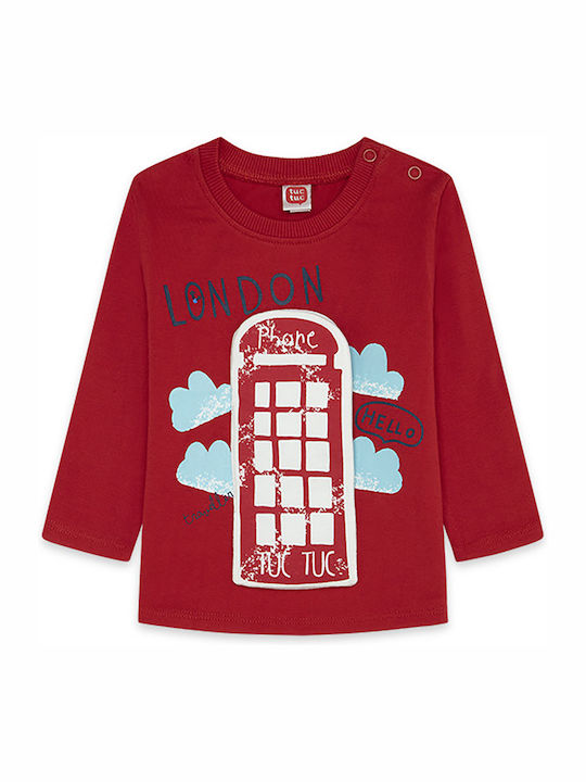 Kids' Shirt Long Sleeve Red