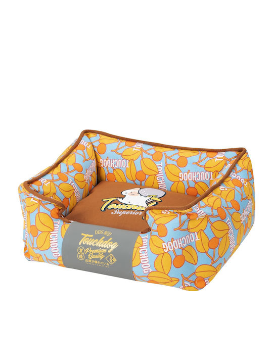 Pet Camelot Premium Collection Sofa Dog Bed Yellow 65x55cm.