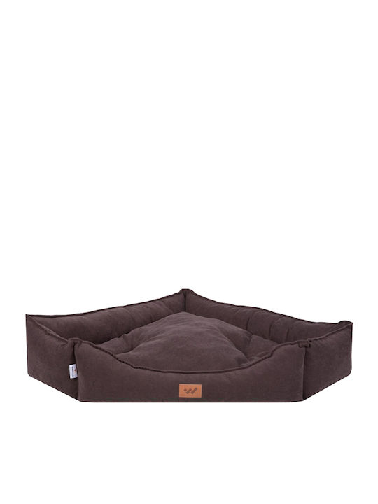 Woofmoda 912-1502 Triangle Sofa Dog Bed Brown 82x68cm. 912-1502-1100