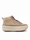 Woking Urban Pentru Femei Flatforms Tip Botine Bej