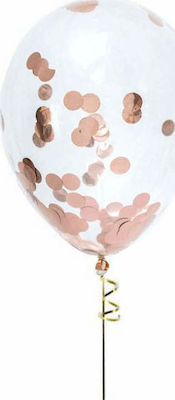 Balloon Latex Transparent Rosegold