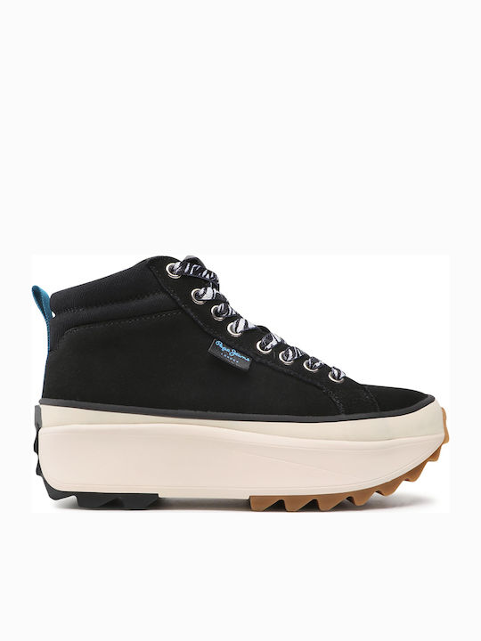 Rodney Basic Adidași Pentru Femei Flatforms Tip Botine Negri