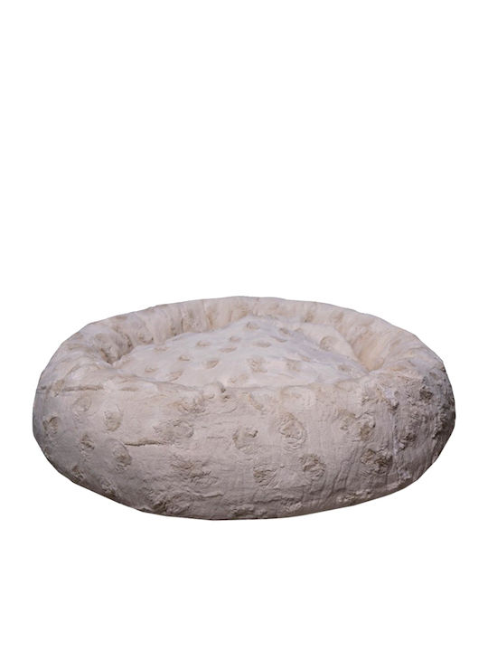 Woofmoda 911-1504 Donut Dog Bed Beige 48x48cm. A64-911-1504-1200-01