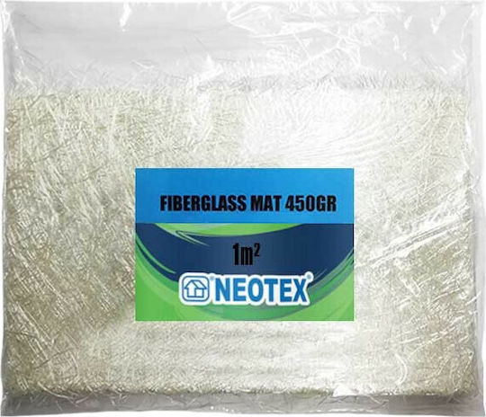 Neotex Mat Fiberglass Fabric for Boat Repairs with 100cm Length 450gr/m²