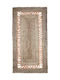 Klonaras Corda Handmade Rug Rectangular Summer from Jute Natural / Rust