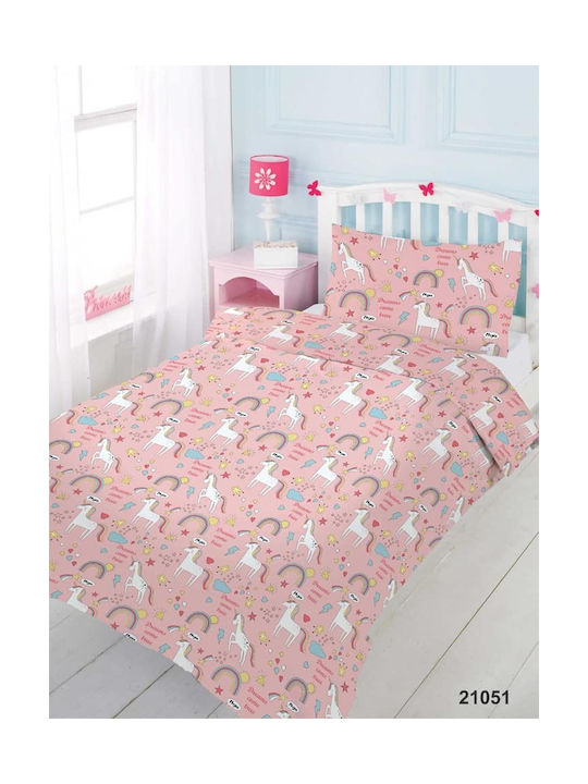 My Home Luxury Unicorn Set Kids Duvet Cover Sin...