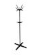 Portmanto Cuiere de podea Metal Silver / Black Rotativ 45x45x168cm