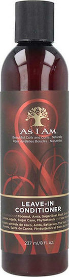 As I Am Leave In Conditioner Αναδόμησης/Θρέψης για Όλους τους Τύπους Μαλλιών 237ml