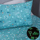 Palamaiki Luminous Kids Cotton Pillowcase 50x70cm Comet Green 9-050118-003