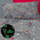 Palamaiki Luminous Kids Cotton Pillowcase 50x70cm Comet Grey