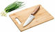 Lamart Rectangular Bamboo Chopping Board Set with Chef Knife Brown 30x22cm 2pcs