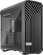 Fractal Design Torrent TG Light Gray Gaming Midi Tower Computer Case with Window Panel Gray