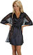 Beauty Night Stephanie Sexy Ρόμπα Black