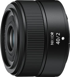 Nikon Full Frame Φωτογραφικός Φακός 40mm f/2 Wide Angle για Nikon Z Mount Black