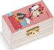 Christening Favor with Box Minnie Mouse made of Wood