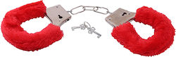 Toyz4lovers Bestseller Handcuffs With Fur Handcuffs in Red Color